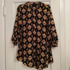 Patterned tunic